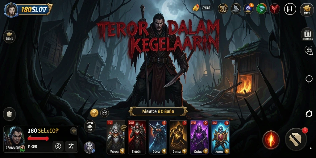 Tangkapan layar dari gameplay penuh ketegangan di 180SLOT.