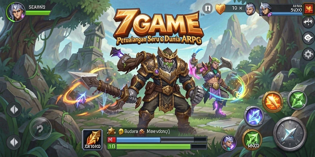 Gameplay ARPG yang seru dan memukau di 7GAME.