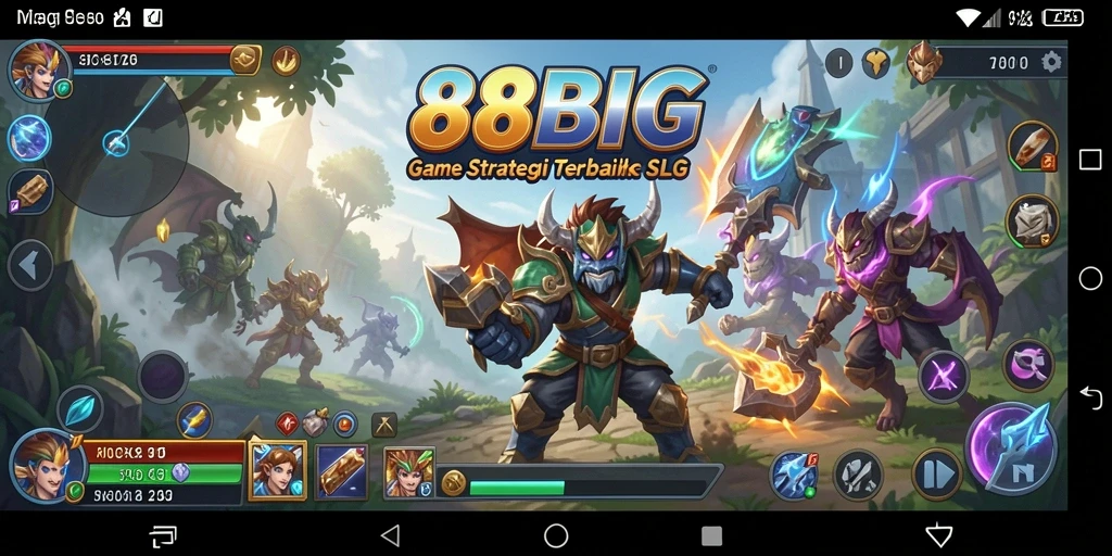 Tampilan gameplay SLG yang mendebarkan dalam 88BIG.