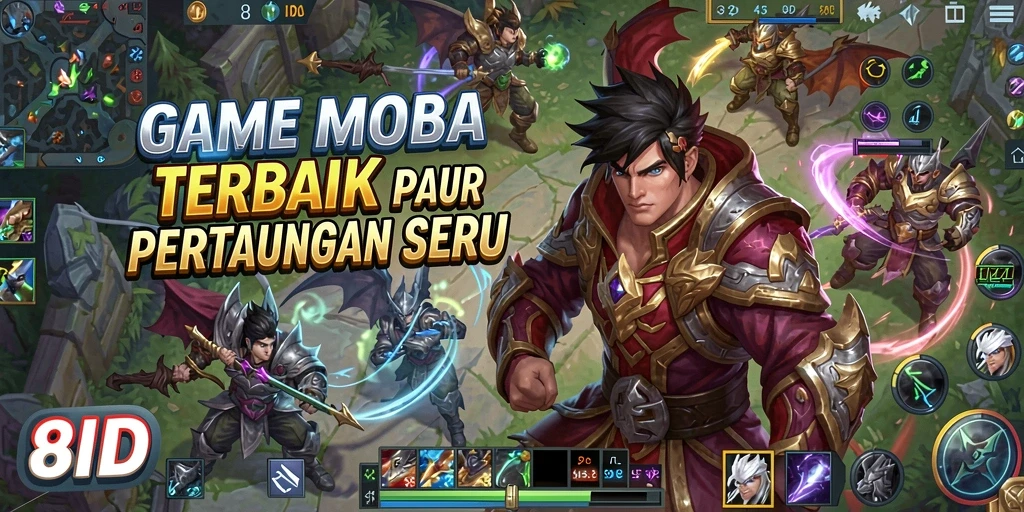 Gameplay seru dan kompetitif di 8ID, tampak dalam aksi.