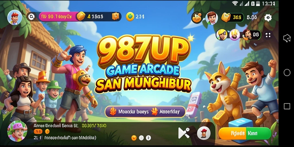 Screenshot gameplay 987UP menampilkan grafis dan aksi seru dari game Arcade.