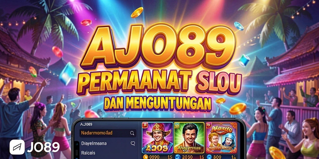 Screenshot utama AJO89 menampilkan gameplay slot yang menegangkan.