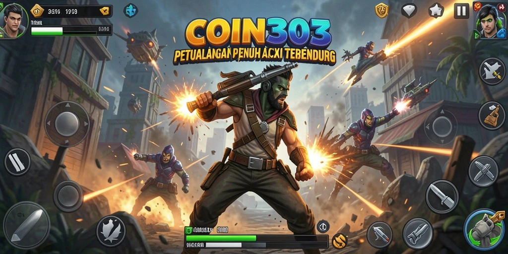 Tampilan gameplay seru dari COIN303 yang menggetarkan.