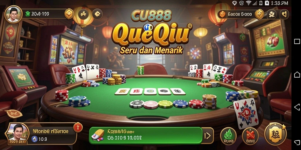 Gameplay seru QiuQiu di CU888 dengan grafis menawan.