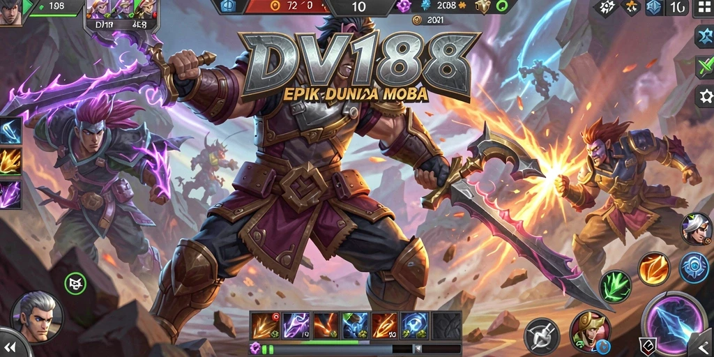 Screenshot utama dari gameplay DV188 yang menarik dan penuh aksi.
