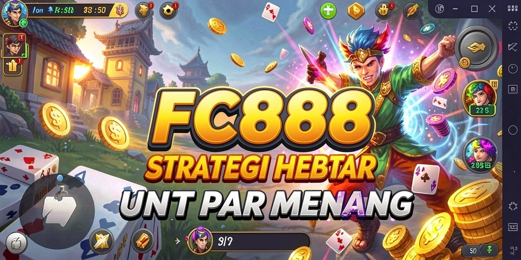 Screenshot gameplay FC888 yang menunjukkan taktik seru dalam pertempuran.