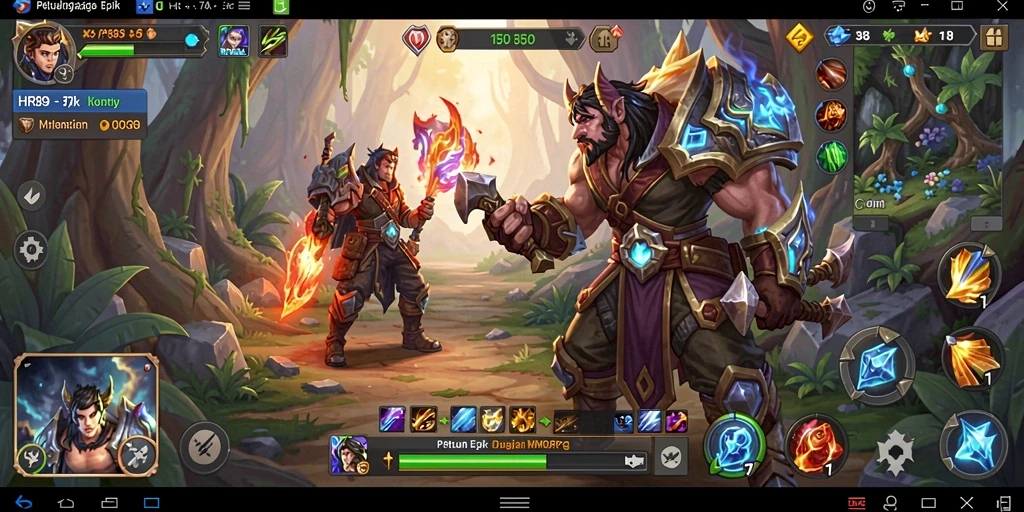 Tampilan gameplay <strong>HR89</strong> yang mendebarkan dalam petualangan MMORPG.