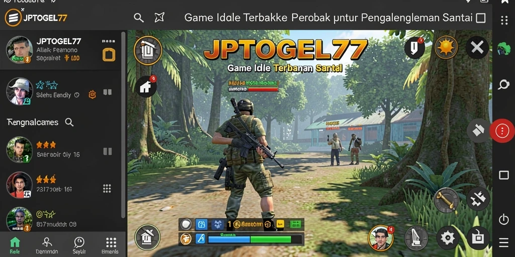 Tampilan gameplay menarik di JPTOGEL77 dengan mekanisme Idle.