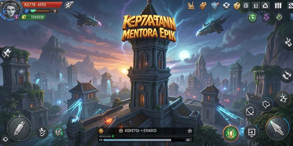 Tampilan menarik gameplay Tower Defense KG778 dengan strategi menara.