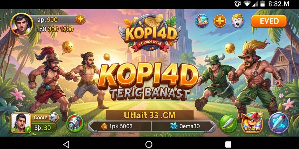 Tampilan antarmuka KOPI4D yang user-friendly dan intuitif.