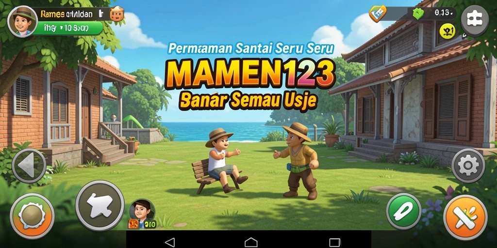 Tampilan gameplay MAMEN123 yang seru dan penuh warna.