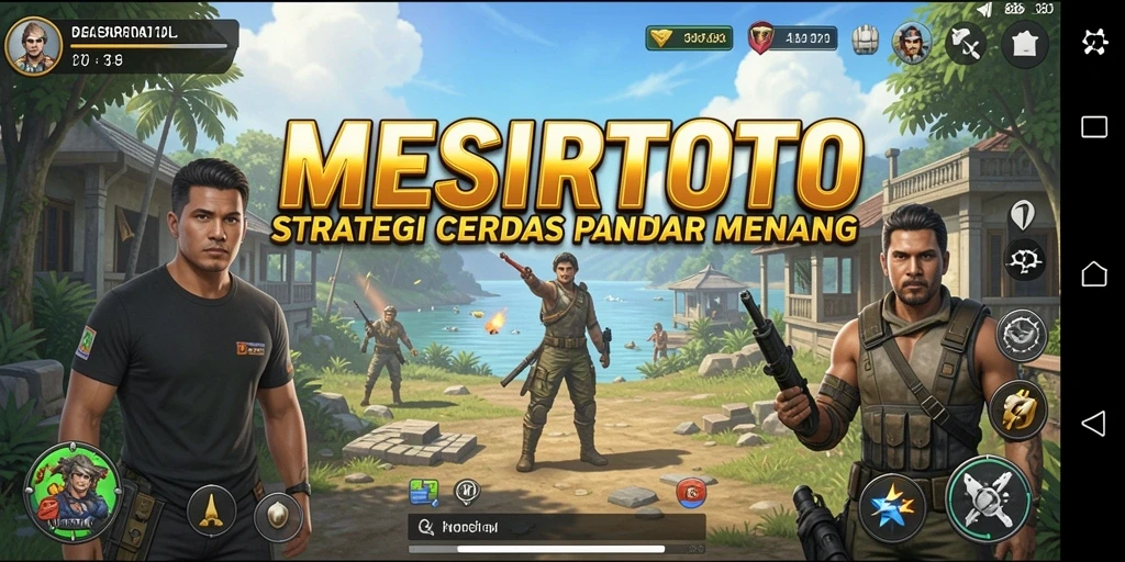Tampilan utama gameplay MESIRTOTO dengan aksi strategi yang intens.