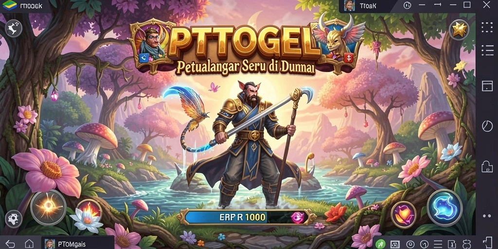 Screenshot gameplay PTTOGEL yang penuh petualangan seru.