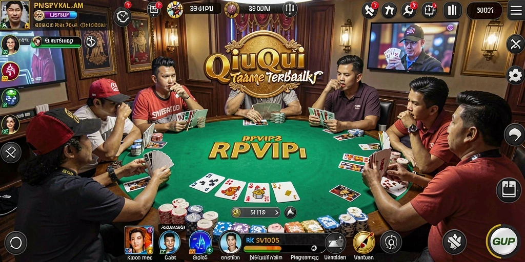 Tampilan gameplay QiuQiu yang mendebarkan dalam RPVIP2.