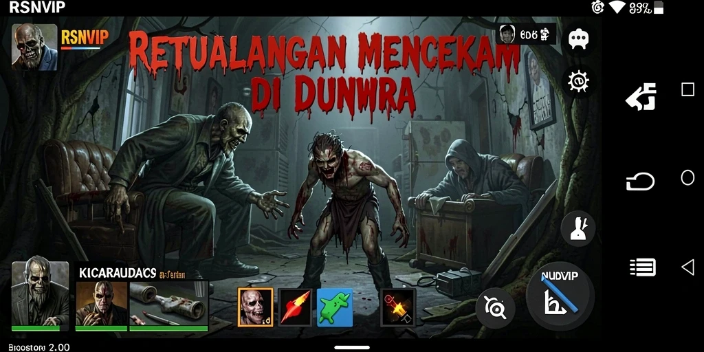 Gameplay mencekam di RSNVIP dengan elemen Horror yang luar biasa.
