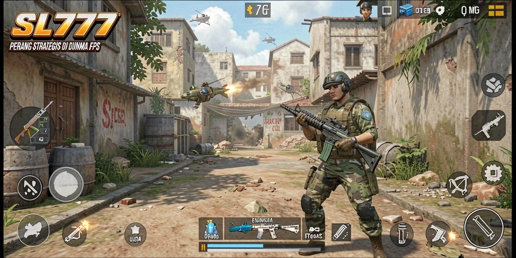 Tangkapan layar dari gameplay SL777 yang intens dan seru.