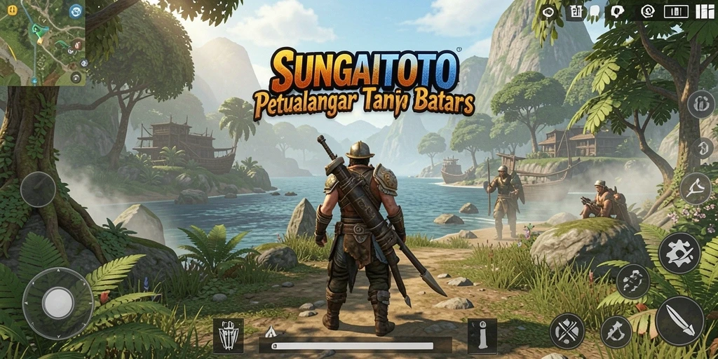 Tampilan gameplay mendebarkan di dunia Open World SUNGAITOTO.