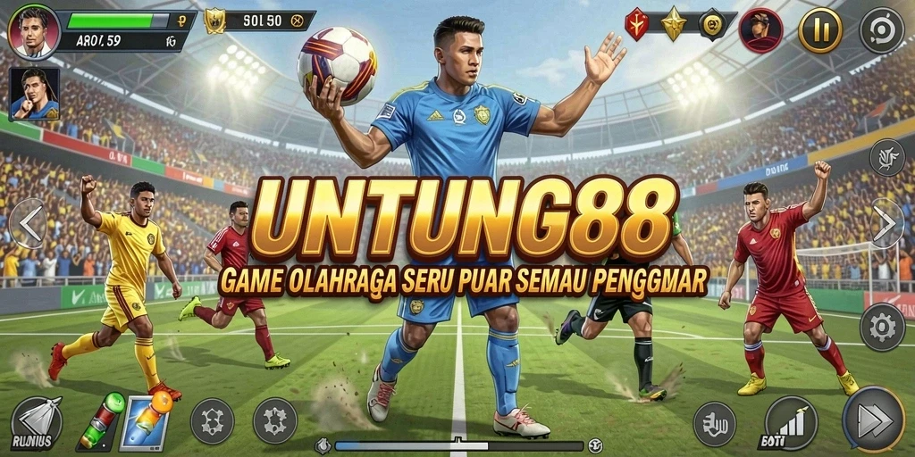 Tampilan gameplay <strong>UNTUNG88</strong> yang dinamis dan menggugah semangat.