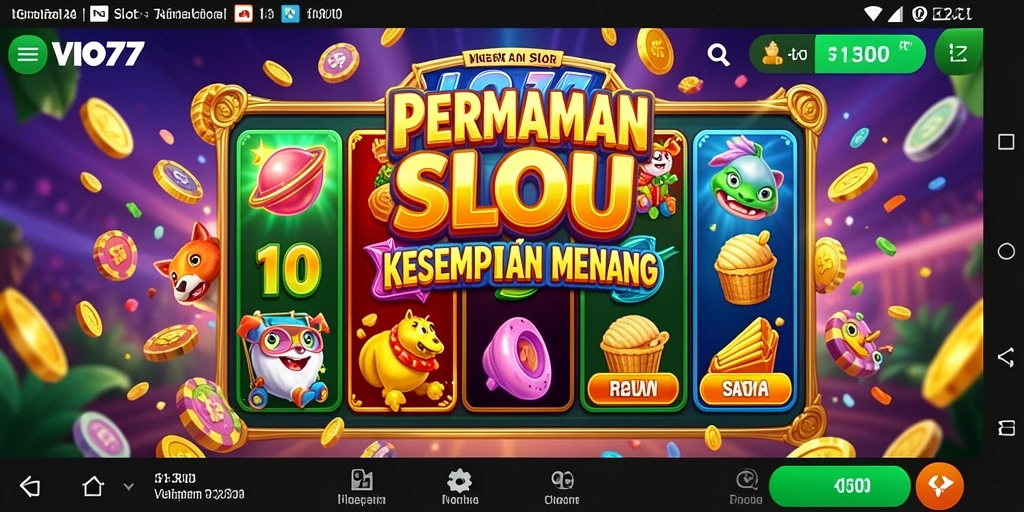 Screenshot VIO77 menampilkan gameplay Slot yang menarik dan seru.