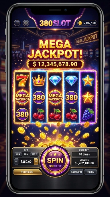 Tampilan aplikasi 380slot yang bersih dan intuitif.